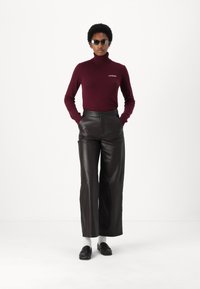 Malina FELISE PANTS - Kožne hlače - chocolate