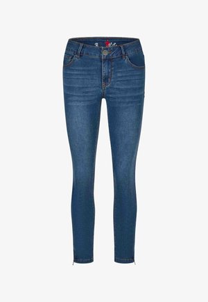 Buena Vista, BUENA VISTA - DAMEN 5-POCKET JEANS, ITALY V 7/8 COZY DENIM (B5311-102) - Slim fit jeans - dark stone