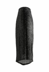 MATERNITY SEQUIN REGULAR FIT - Jupe longue - black