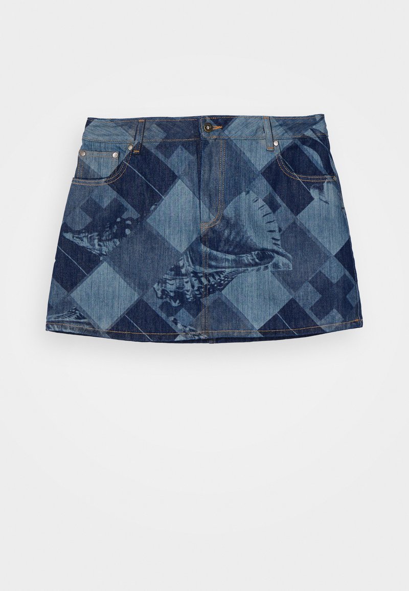 Ahluwalia Jeansrok blauw Ahluwalia Jeansrok blauw