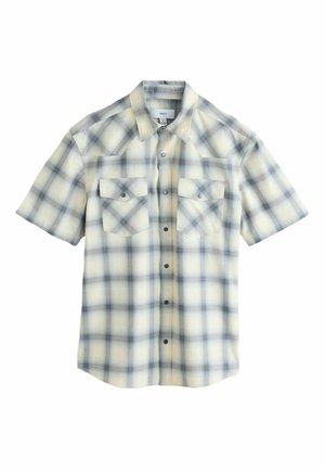 Next, REGULAR FIT - CHECK WESTERN STYLING SHORT SLEEVE SHIRT - Overhemd - blue