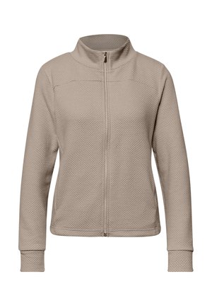 Street One LANGARM JACKE MIT TURTLE NECK - Vest - timeless beige