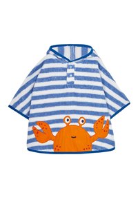 JoJo Maman Bébé PONCHO  - REGULAR FIT - Telo mare - blue crab