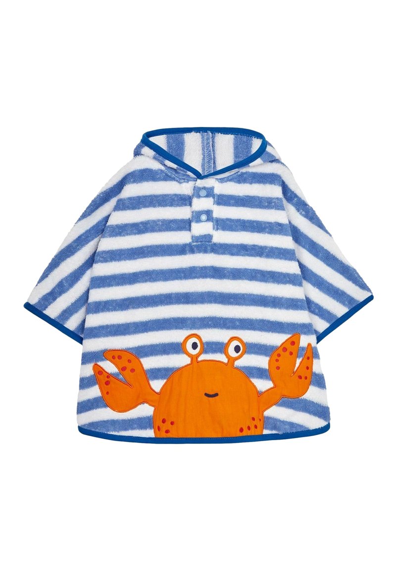 JoJo Maman Bébé PONCHO  - REGULAR FIT - Telo mare - blue crab