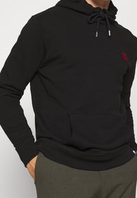Les Deux Felpa con cappuccio - black