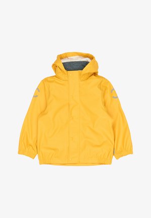 mikk-line, PU RAIN JACKET UNISEX - Vodotesná bunda - sunflower