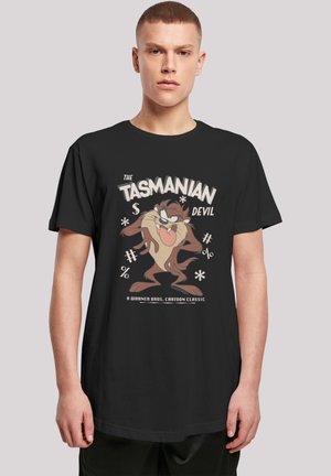 LONG CUT LOONEY TUNES VINTAGE TASMANIAN DEVIL TAZ - Print T-shirt - black