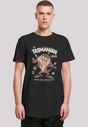 LONG CUT LOONEY TUNES VINTAGE TASMANIAN DEVIL TAZ - T-shirt imprimé - black