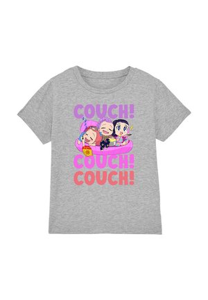 KPOP DEMON HUNTERS - HUNTRIX COUCH - Print T-shirt - mottled grey