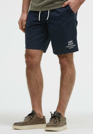 Camp David, CAMP DAVID BASIC SHORTS AUS TWILL MIT ELASTIKBUND - Shorts - faded navy