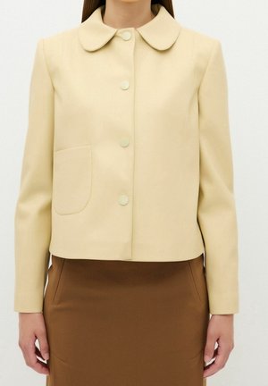 Chaqueta de cuero - yellow