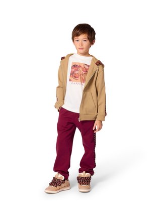 LANVIN, CARDIGAN À CAPUCHE - Sweat zippé - dune