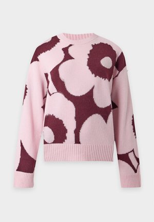 Marimekko, AATTO UNIKKO - Trui - light pink/wine red