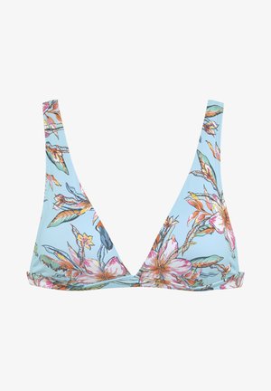 MALIA LAS - Haut de bikini - hellblau bedruckt