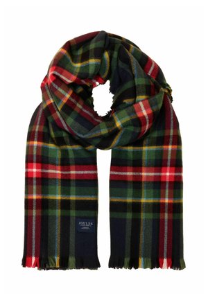 Sciarpa - red  navy tartan check