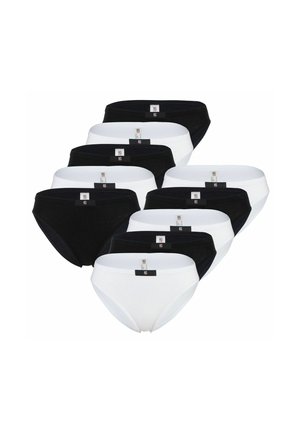 10 PACK - Slip - schwarz weiß