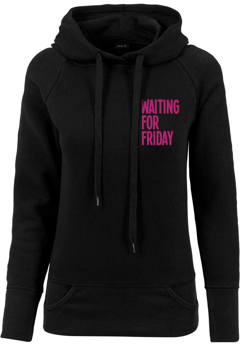 Mister Tee WAITING FOR FRIDAY Sweat à capuche black/noir ZALANDO.FR