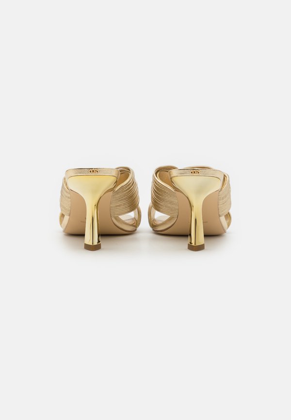 ALESSIA MULE - Heeled mules - pale gold4