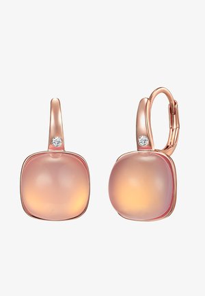 VERZIERT MIT KRISTALLEN VON SWAROVSKI L - Boucles d'oreilles - roségold