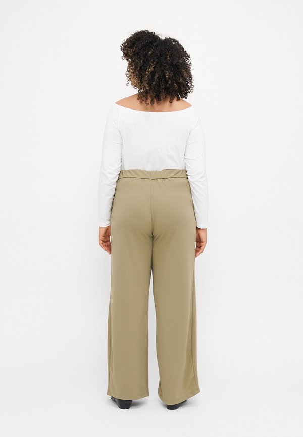 CARSANIA BUTTON - Trousers - mermaid3