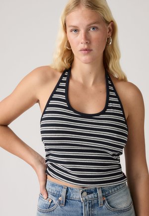 Levi's®, ELLA HALTER - Top - ines stripe anthracite night jersey