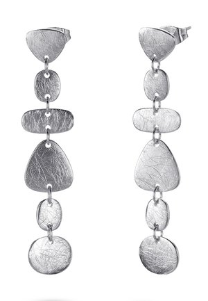 MIT BEWEGLICHEN ELEMENTEN - Earrings - silver-coloured