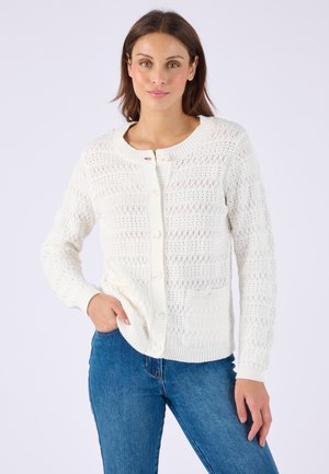 Chaqueta de punto - blanc cassé