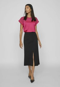 VILA VIELLETTE O-NECK - Bluse - cabaret