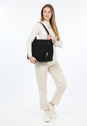 ROMY - Shopping bag - black