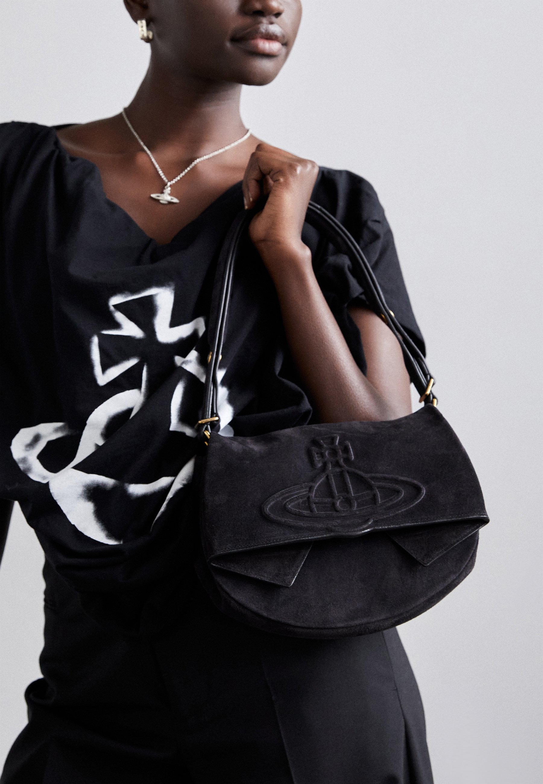 Vivienne Westwood SADIE SHOULDER BAG - Handbag - black - Zalando.ie