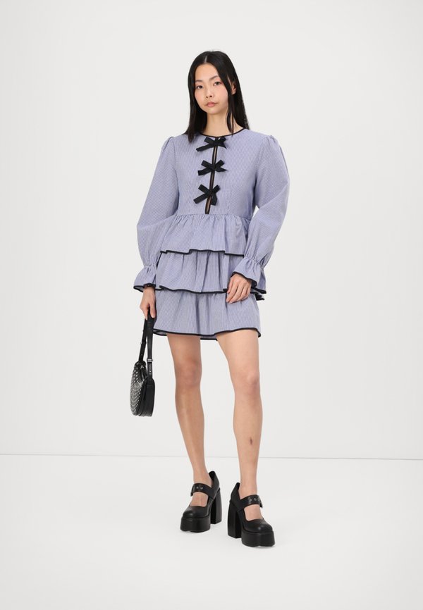 STORK STRIPE MINI DRESS - Day dress2