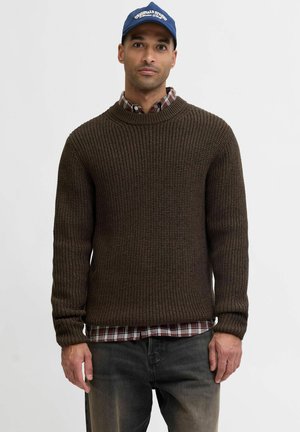 Jack & Jones JORBLEECKER CREW NECK  - Maglione - mulch