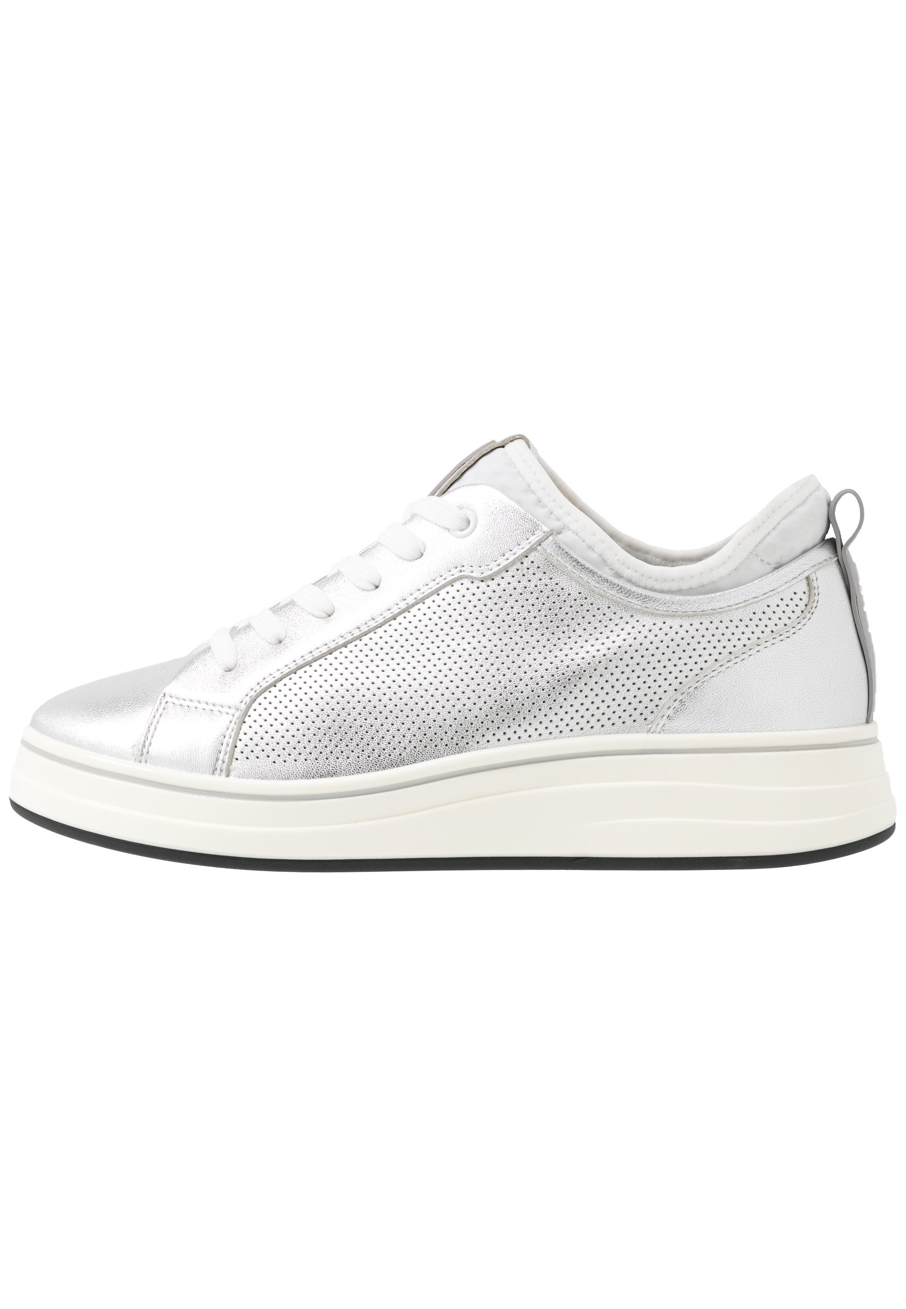 Tamaris Pure Relax LACE UP Joggesko silverwhite Tamaris Pure Relax LACE UP Joggesko white Zalando.no