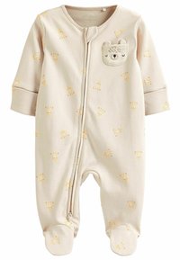 Next BEAR 3 PACK - Strampler - oatmeal cream