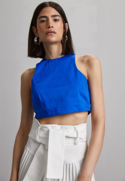 Sara Battaglia CROP  - Débardeur - blue
