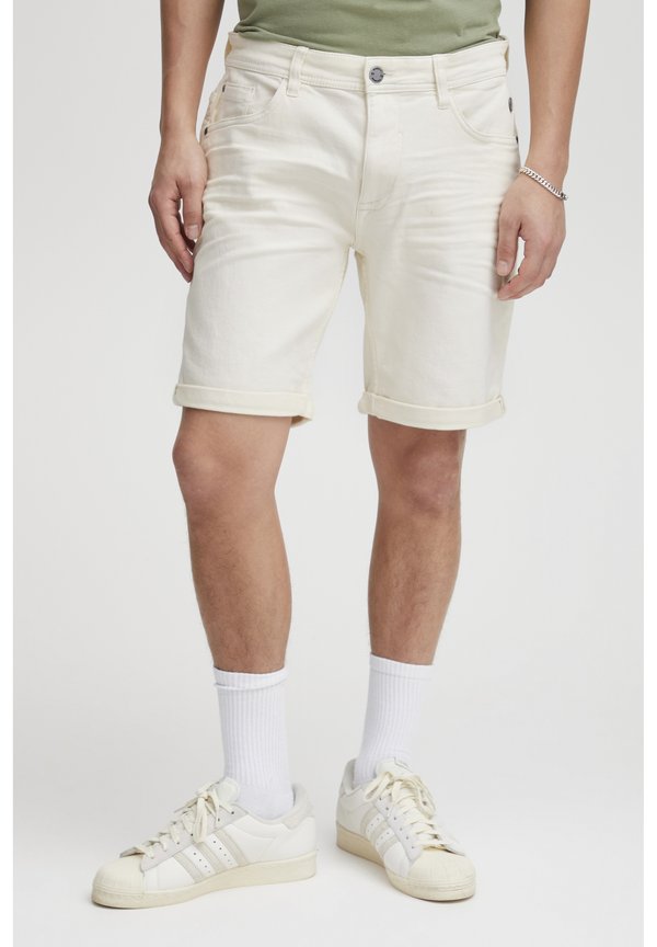 BHJOGG SLIM/ REGULAR FIT - Denim shorts - cloud cream