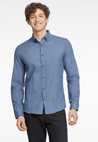 Lindbergh MOULINÉ STRETCH  - Camicia - dust blue