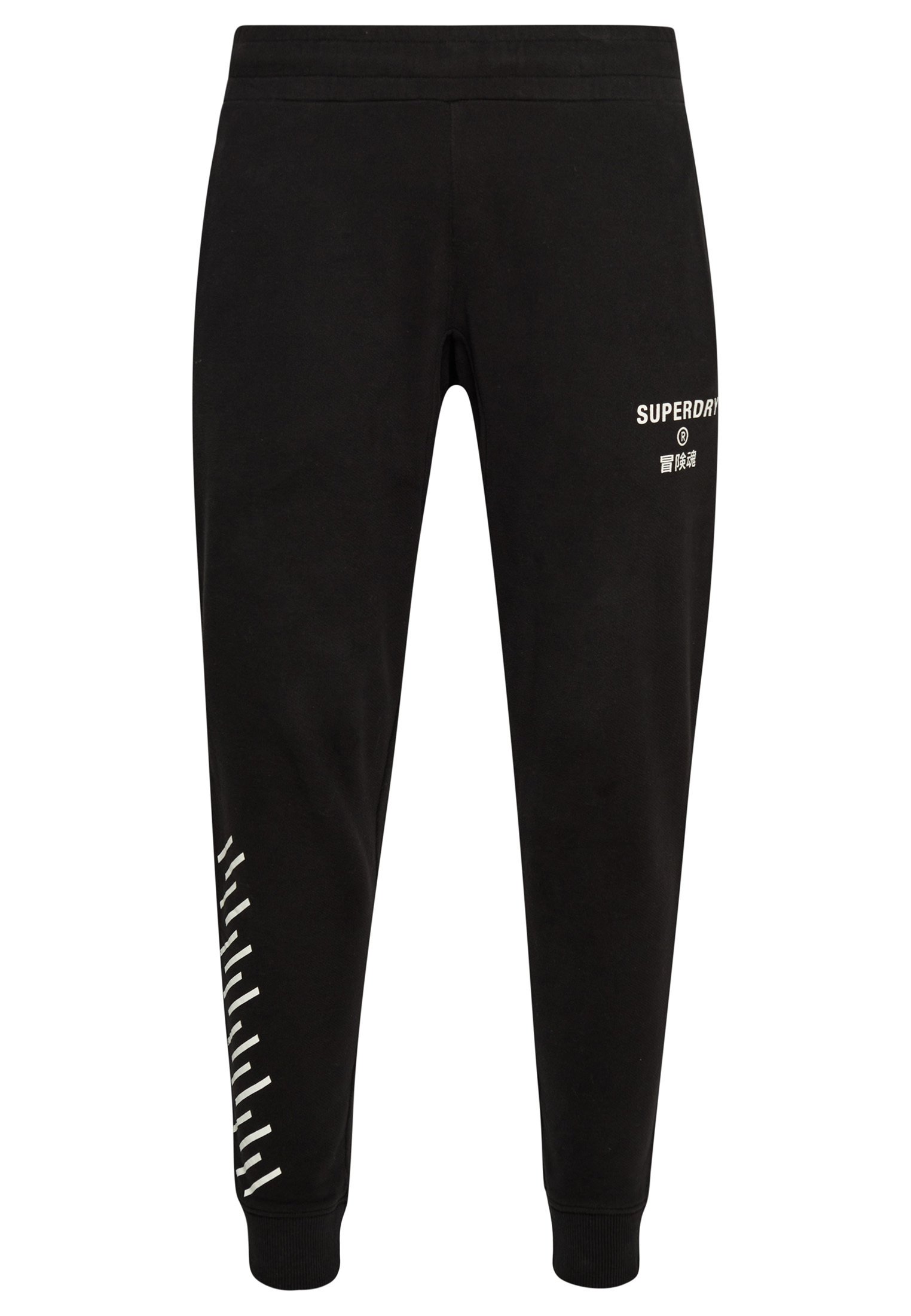 Superdry Tracksuit bottoms - black 