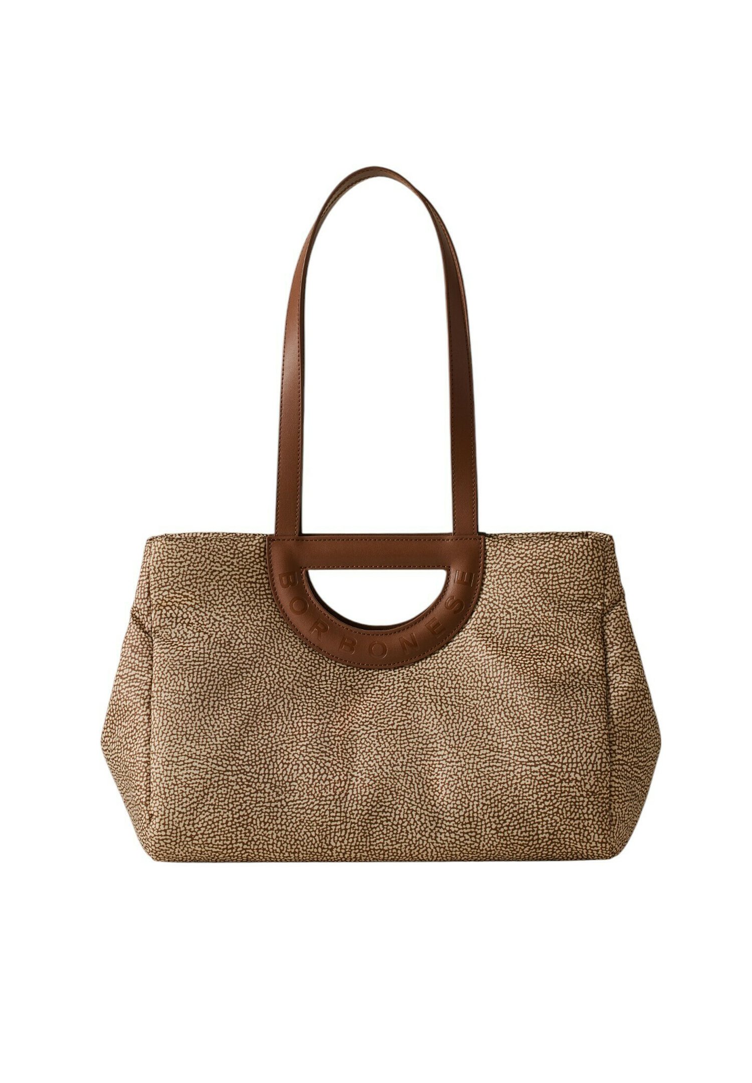 Borbonese Shopping Bag Marrone Borbonese SHOPPING Borsa A Mano Marrone