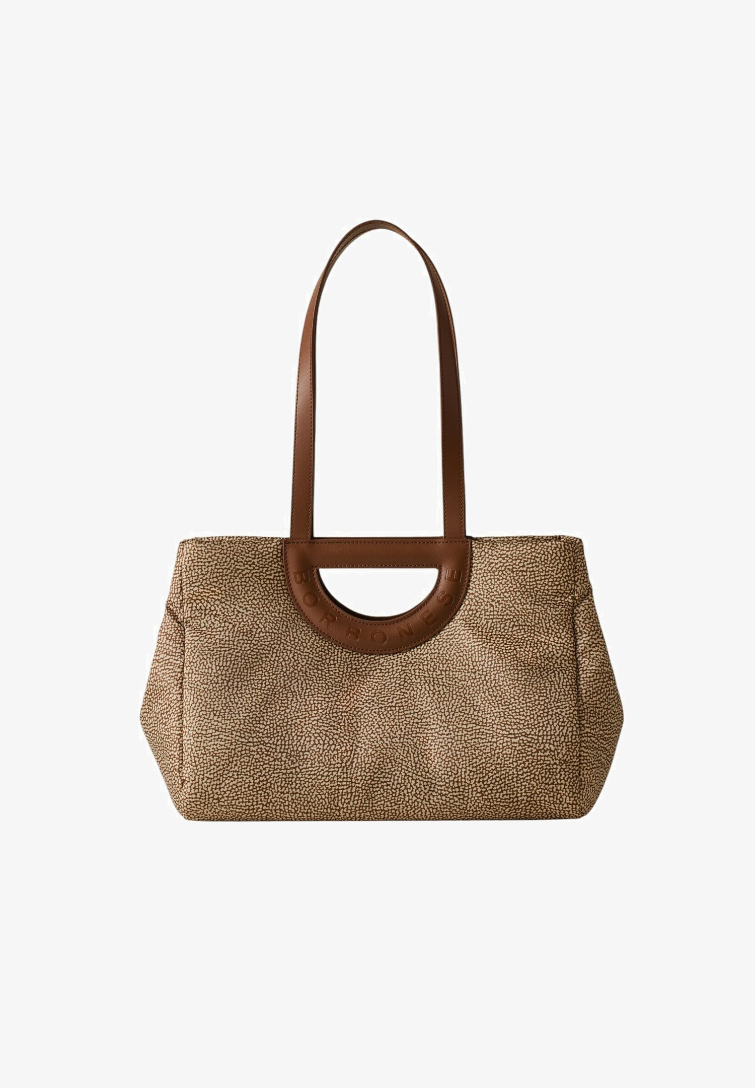 Borbonese Shopping Bag Marrone Borbonese SHOPPING Borsa A Mano Marrone