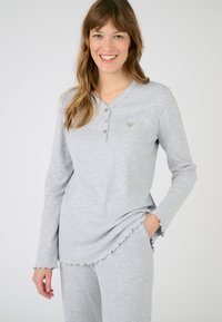 Damart INTERLOCK  DOUCE ET SOUPLE SET - Conjunto de pijama - gris