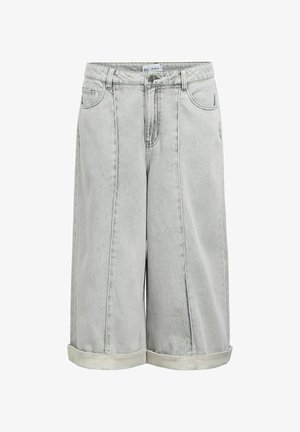 Object, Wide Bermuda - Shorts - light grey denim