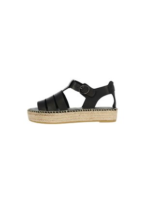Shabbies Amsterdam Alpargatas - black