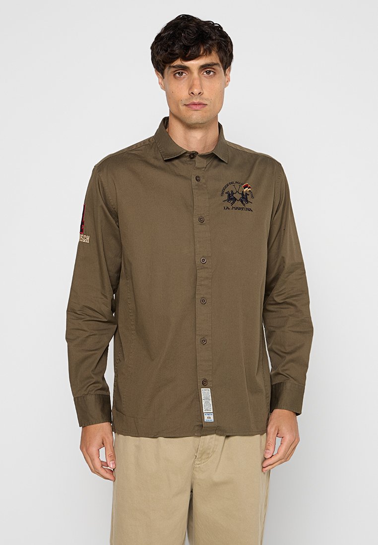 LA MARTINA Overhemd bruin