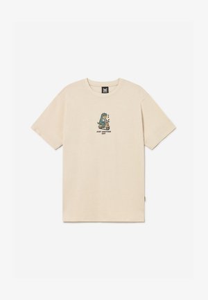 Kaotiko, REGULAR GODZILLA UNISEX - Trükipildiga T-särk - tobacco