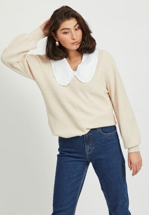OBJMALENA - Pullover - sandshell