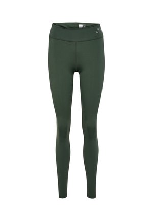 Hummel, FUNDAMENTAL MID WAIST - Leggings - Hosen - climbing ivy