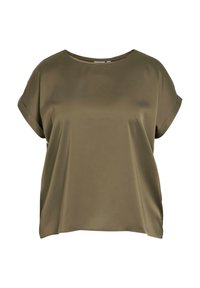 EVOKED VILA ELLETTE NOOS - T-shirts basic - dusty olive