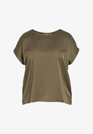 EVOKED VILA ELLETTE NOOS - T-shirts basic - dusty olive