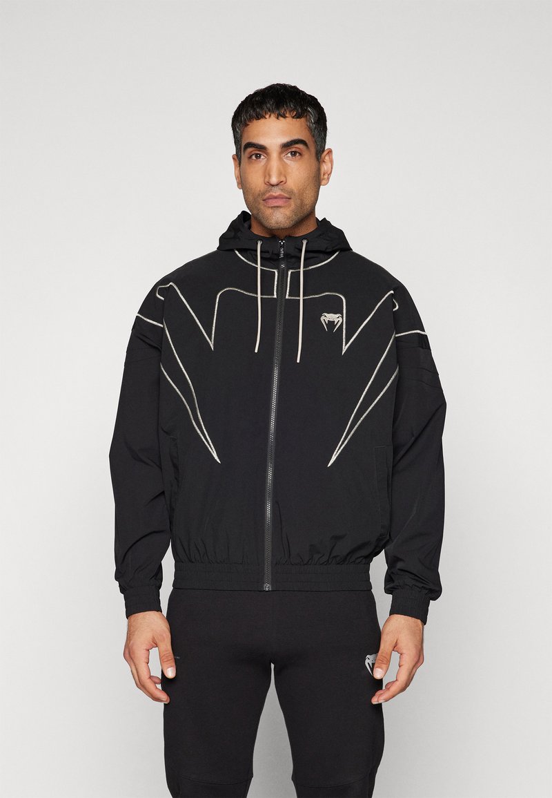 Venum ATTACK HOODIES - BLACK/WHITE - Training jacket - black/white